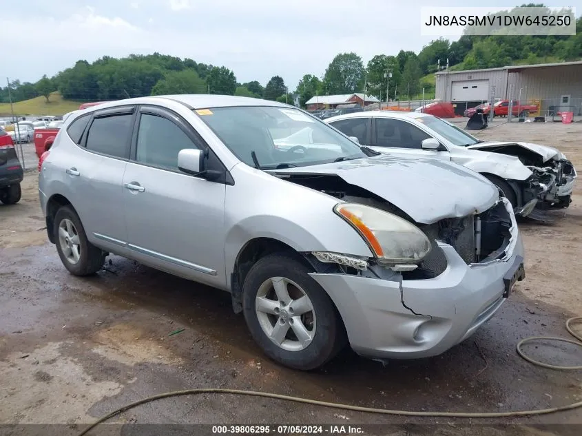 2013 Nissan Rogue S VIN: JN8AS5MV1DW645250 Lot: 39806295