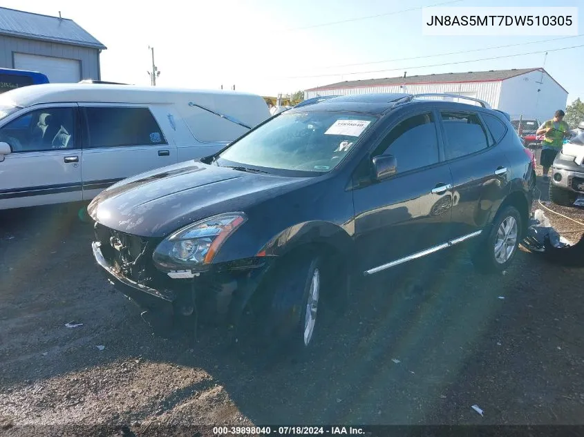 2013 Nissan Rogue Sv VIN: JN8AS5MT7DW510305 Lot: 39898040