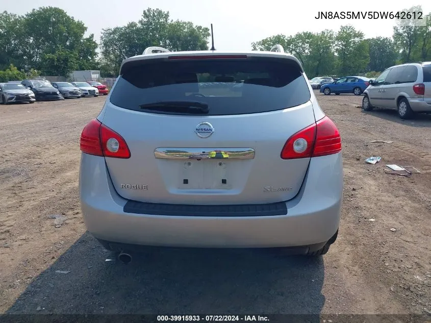 JN8AS5MV5DW642612 2013 Nissan Rogue Sv W/Sl Pkg