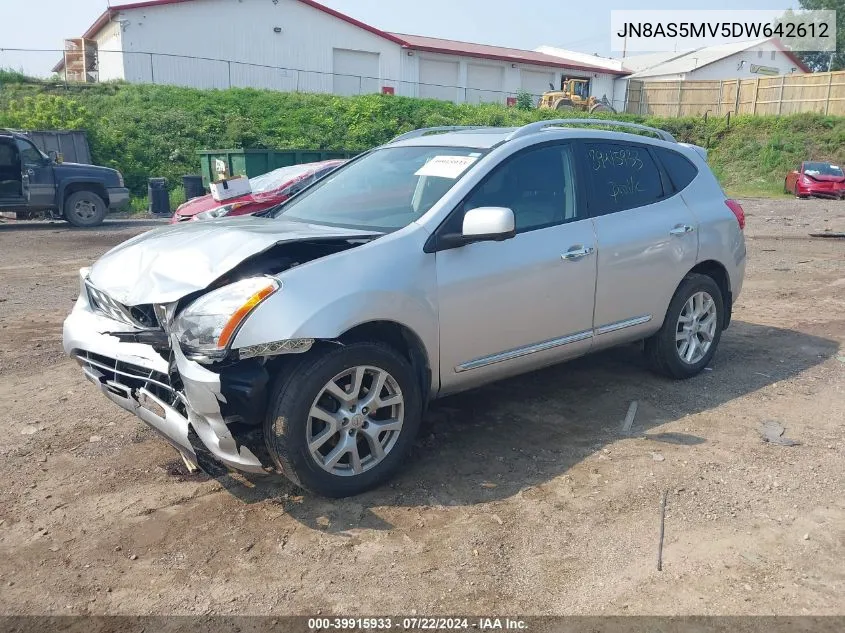 2013 Nissan Rogue Sv W/Sl Pkg VIN: JN8AS5MV5DW642612 Lot: 39915933