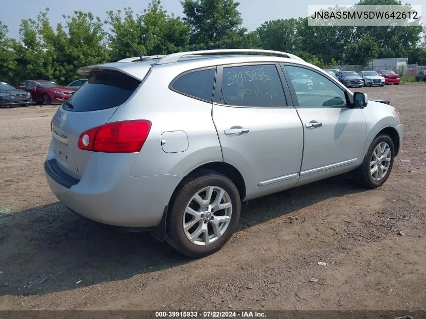 JN8AS5MV5DW642612 2013 Nissan Rogue Sv W/Sl Pkg