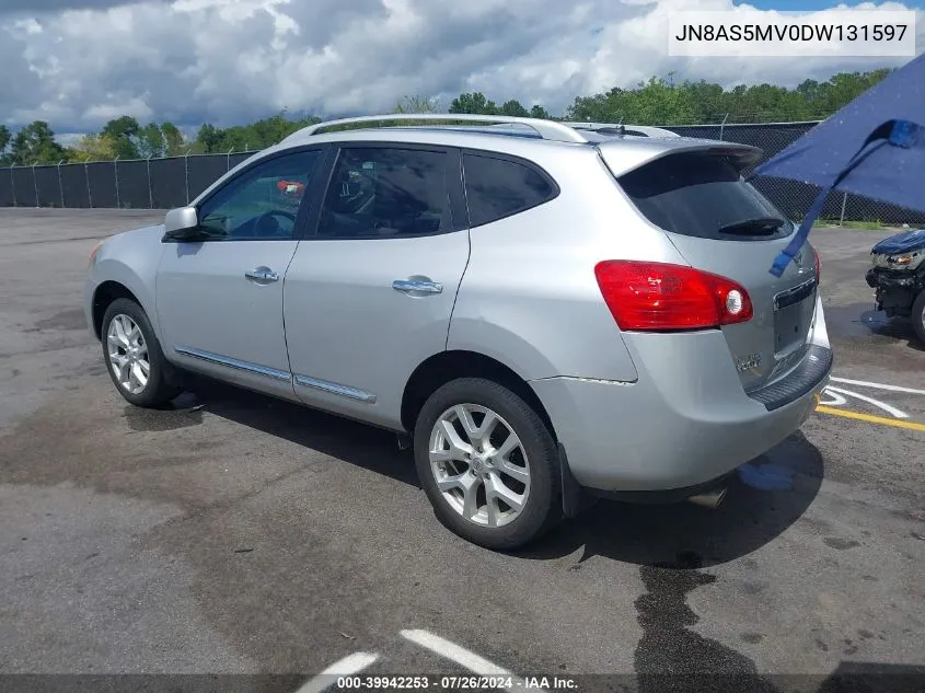 JN8AS5MV0DW131597 2013 Nissan Rogue Sv W/Sl Pkg