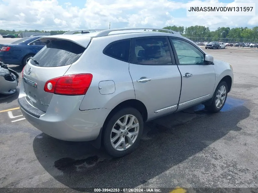 JN8AS5MV0DW131597 2013 Nissan Rogue Sv W/Sl Pkg