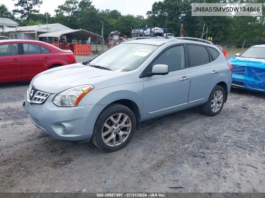 2013 Nissan Rogue Sv W/Sl Pkg VIN: JN8AS5MV5DW134866 Lot: 39987497