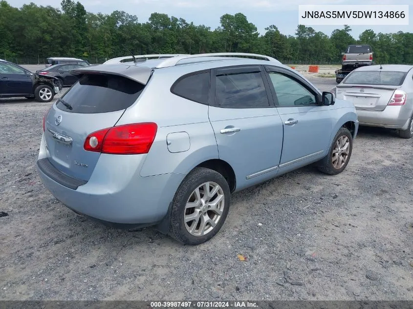 2013 Nissan Rogue Sv W/Sl Pkg VIN: JN8AS5MV5DW134866 Lot: 39987497