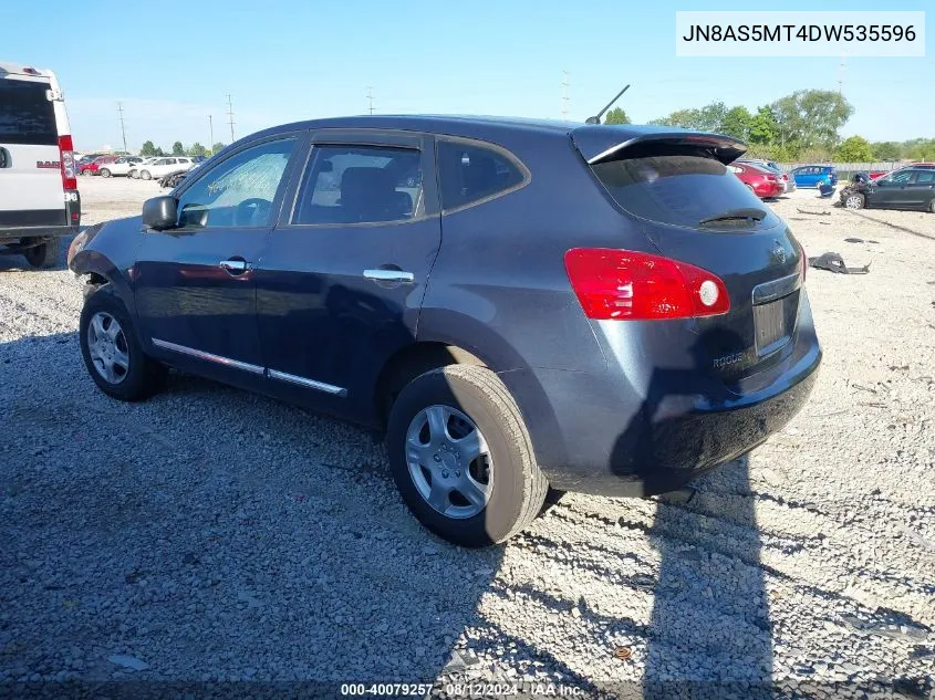 2013 Nissan Rogue S VIN: JN8AS5MT4DW535596 Lot: 40079257