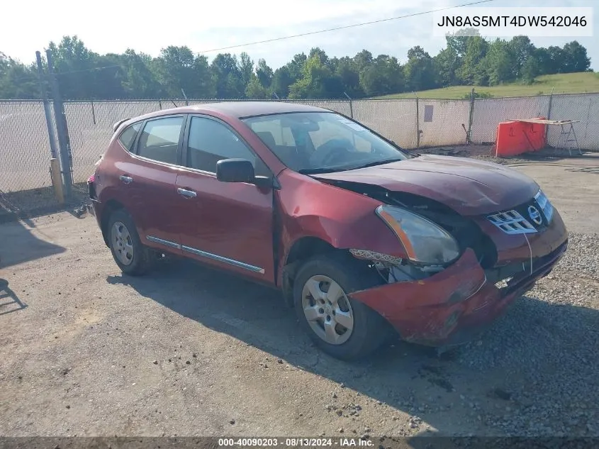 2013 Nissan Rogue S/Sv/Sv W/Sl Pkg VIN: JN8AS5MT4DW542046 Lot: 40090203