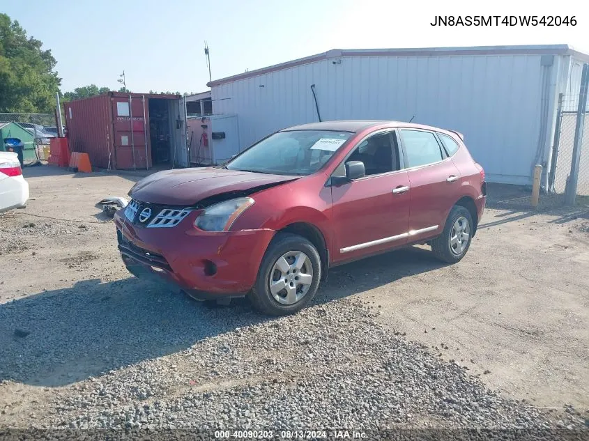 2013 Nissan Rogue S/Sv/Sv W/Sl Pkg VIN: JN8AS5MT4DW542046 Lot: 40090203