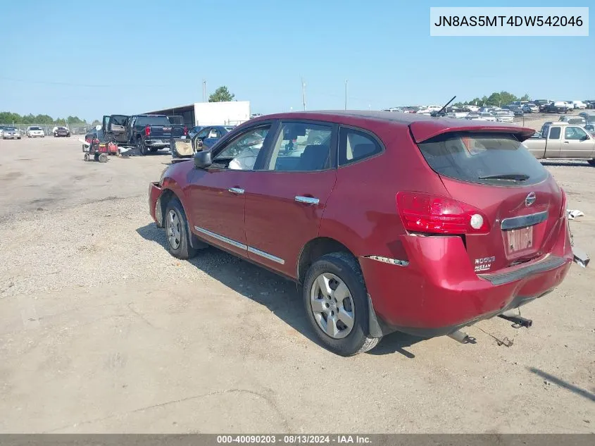 2013 Nissan Rogue S/Sv/Sv W/Sl Pkg VIN: JN8AS5MT4DW542046 Lot: 40090203