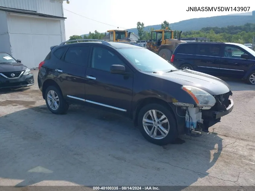 2013 Nissan Rogue Sv VIN: JN8AS5MV5DW143907 Lot: 40100335