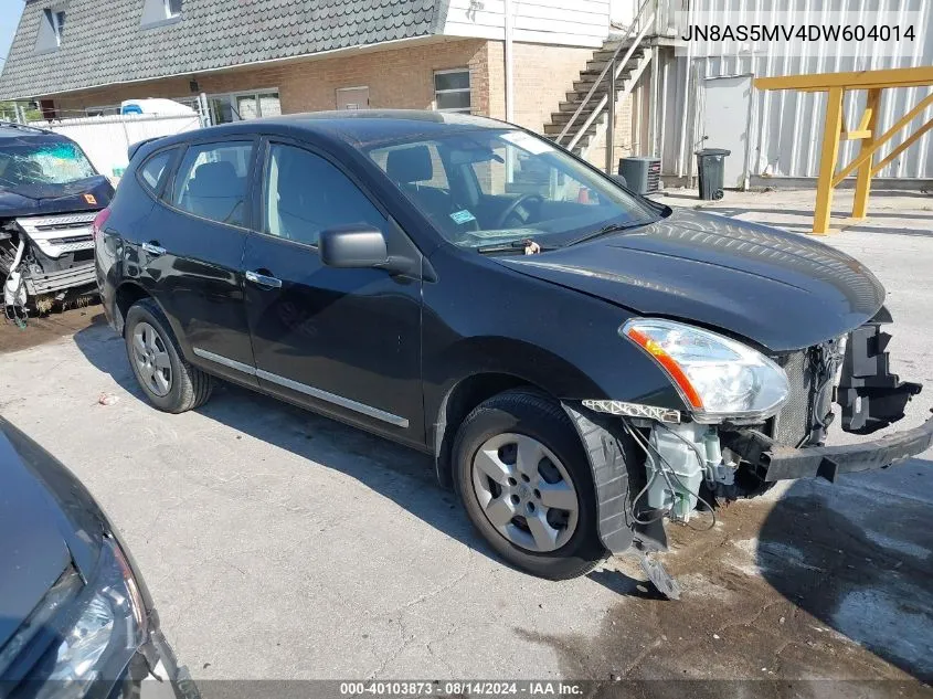 2013 Nissan Rogue S VIN: JN8AS5MV4DW604014 Lot: 40103873