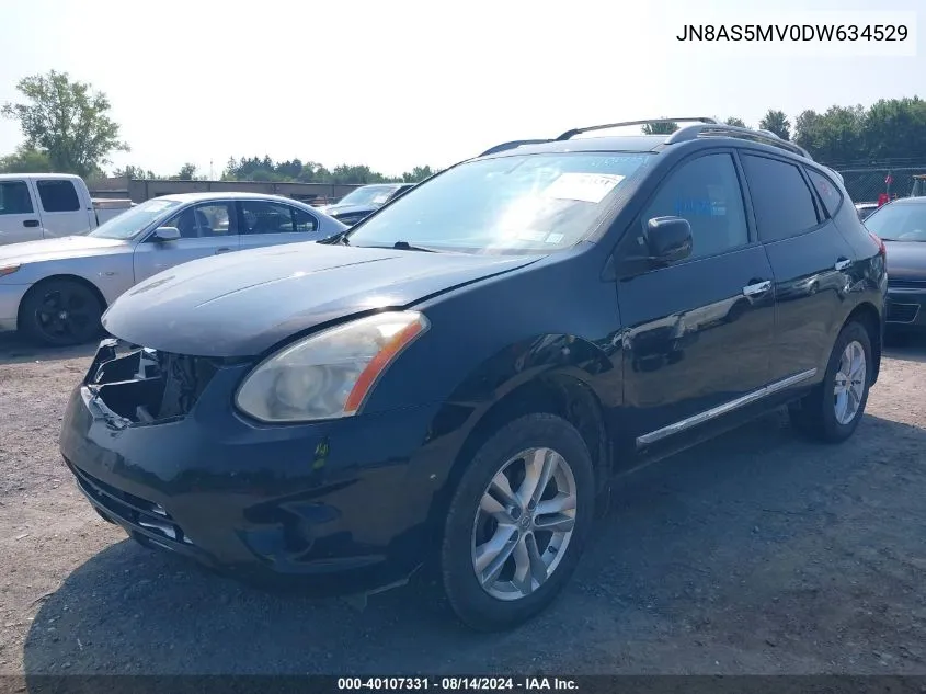 2013 Nissan Rogue S/Sv VIN: JN8AS5MV0DW634529 Lot: 40107331