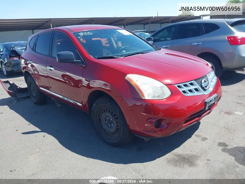 2013 Nissan Rogue S VIN: JN8AS5MV0DW606956 Lot: 40126388