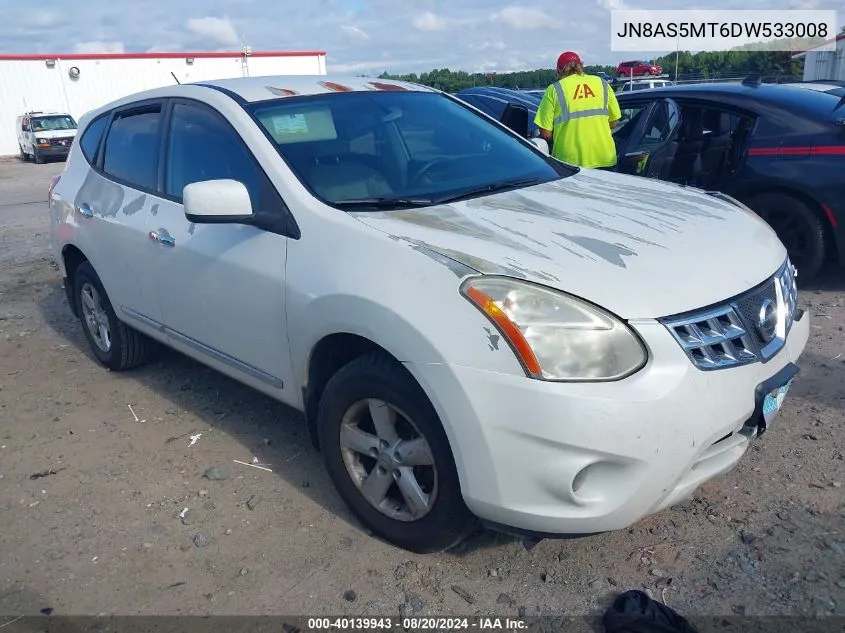 2013 Nissan Rogue S/Sv VIN: JN8AS5MT6DW533008 Lot: 40139943