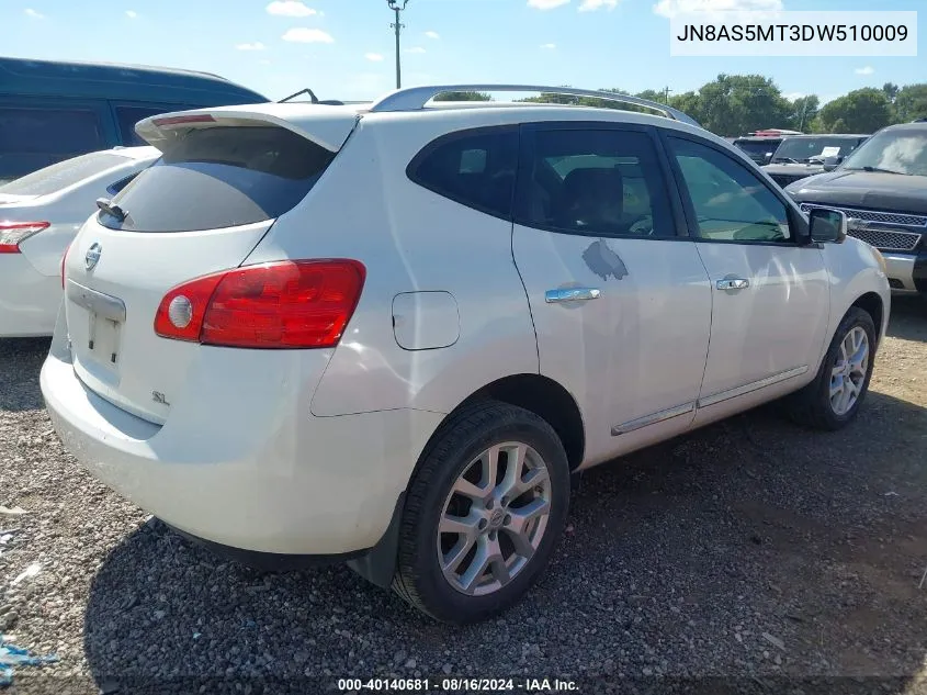 2013 Nissan Rogue Sv W/Sl Pkg VIN: JN8AS5MT3DW510009 Lot: 40140681