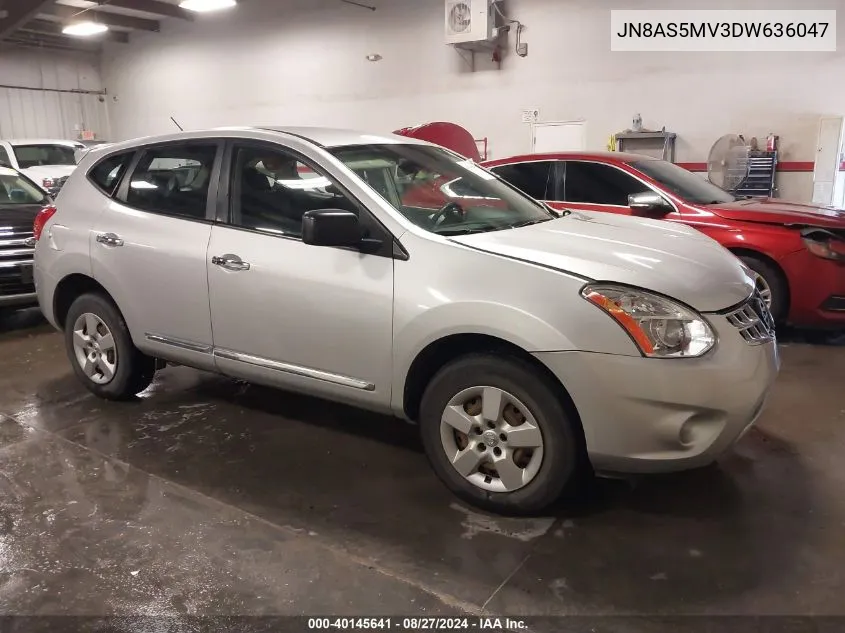 2013 Nissan Rogue S VIN: JN8AS5MV3DW636047 Lot: 40145641