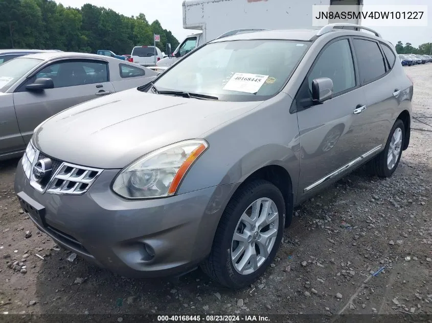 2013 Nissan Rogue Sv W/Sl Pkg VIN: JN8AS5MV4DW101227 Lot: 40168445