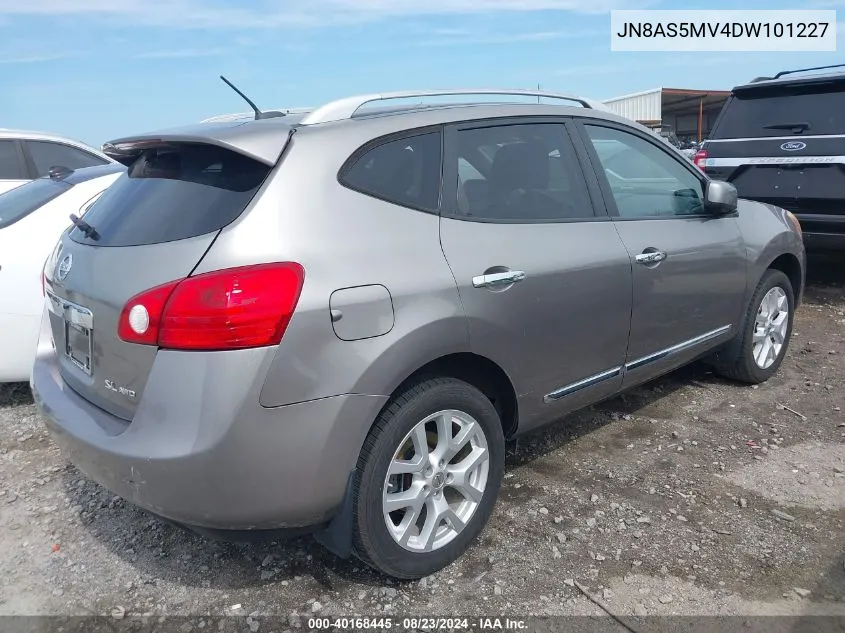 2013 Nissan Rogue Sv W/Sl Pkg VIN: JN8AS5MV4DW101227 Lot: 40168445