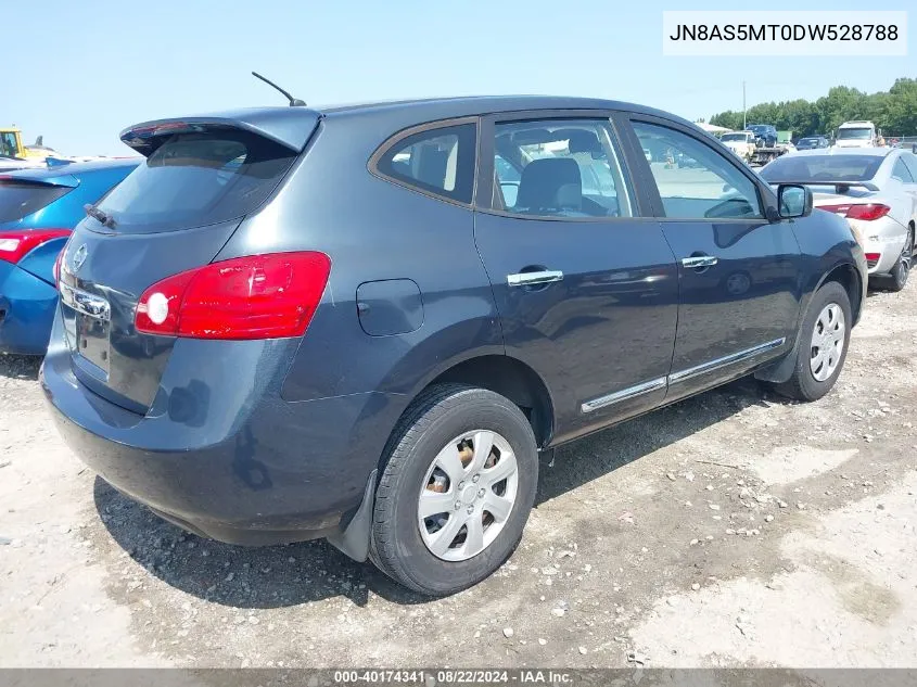 2013 Nissan Rogue S VIN: JN8AS5MT0DW528788 Lot: 40174341