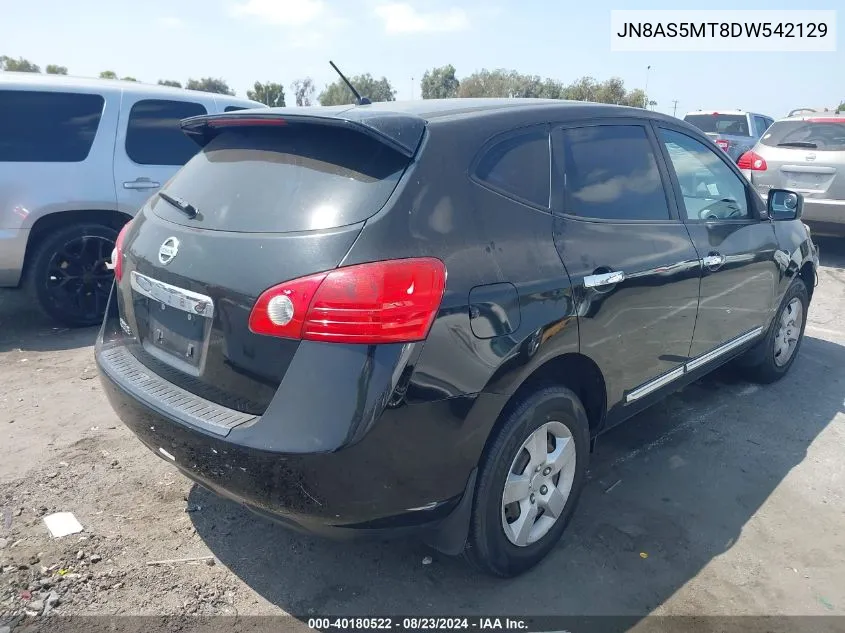 2013 Nissan Rogue S VIN: JN8AS5MT8DW542129 Lot: 40180522