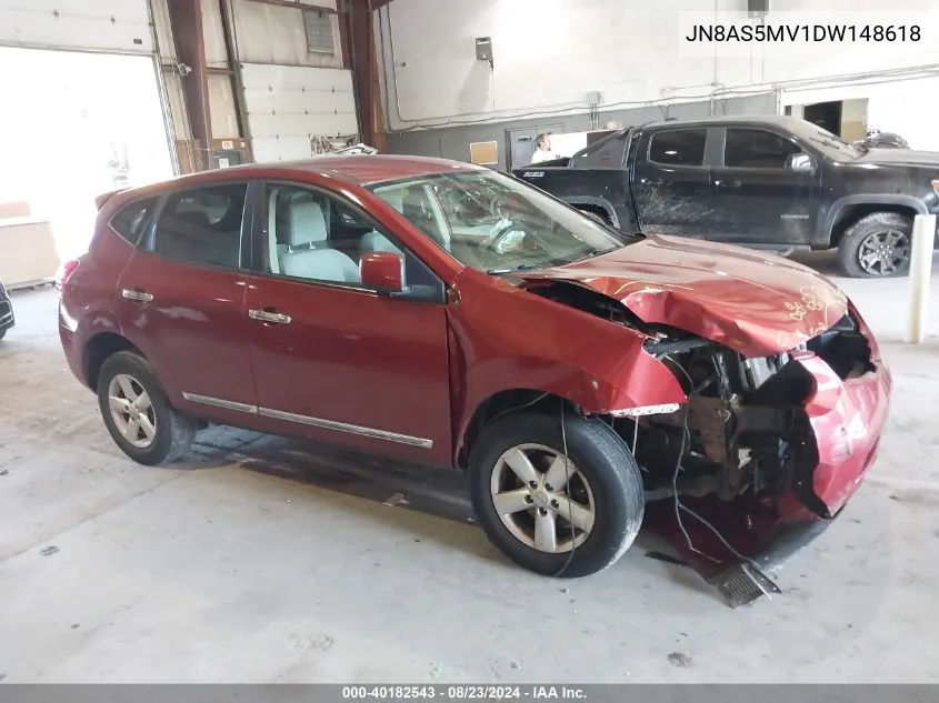 2013 Nissan Rogue S VIN: JN8AS5MV1DW148618 Lot: 40182543