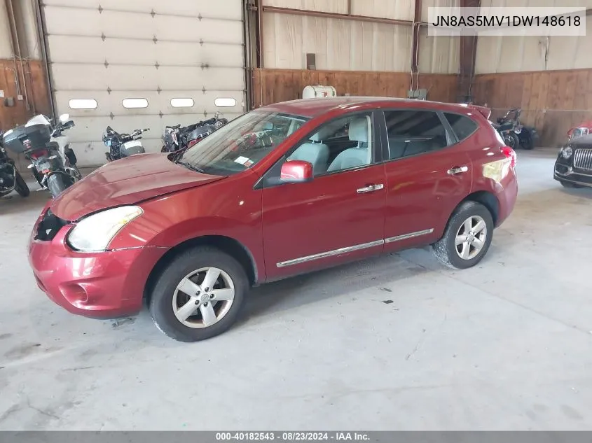 2013 Nissan Rogue S VIN: JN8AS5MV1DW148618 Lot: 40182543