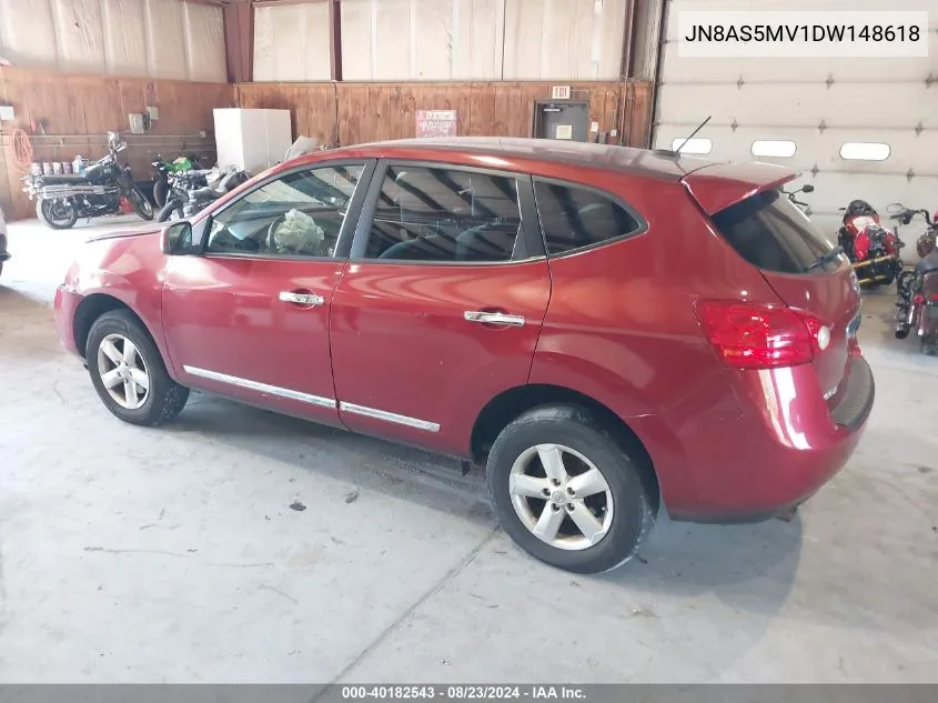 JN8AS5MV1DW148618 2013 Nissan Rogue S