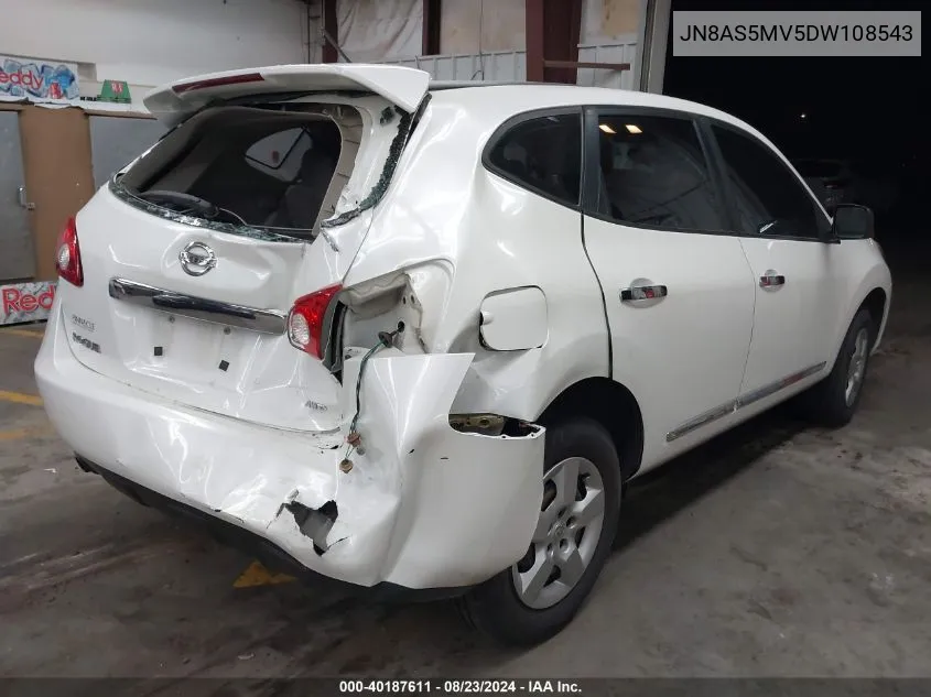 JN8AS5MV5DW108543 2013 Nissan Rogue S