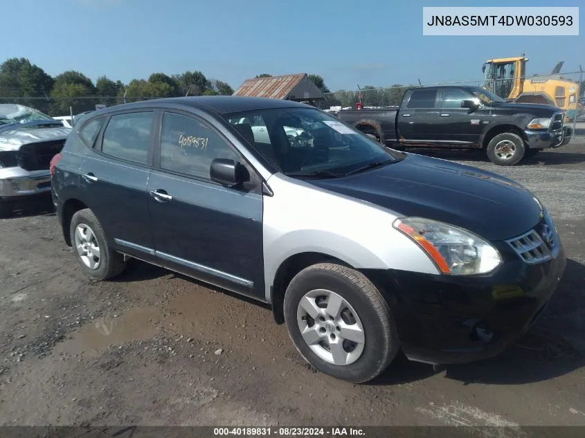 2013 Nissan Rogue S VIN: JN8AS5MT4DW030593 Lot: 40189831