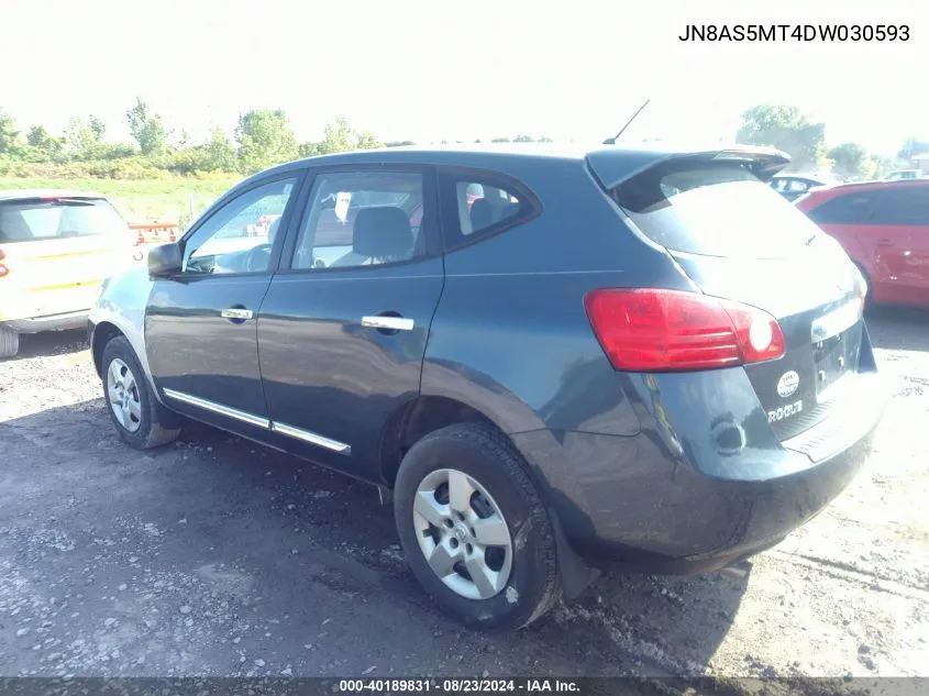 2013 Nissan Rogue S VIN: JN8AS5MT4DW030593 Lot: 40189831