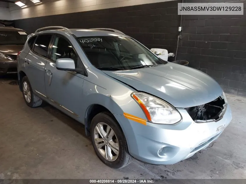 2013 Nissan Rogue Sv VIN: JN8AS5MV3DW129228 Lot: 40208814