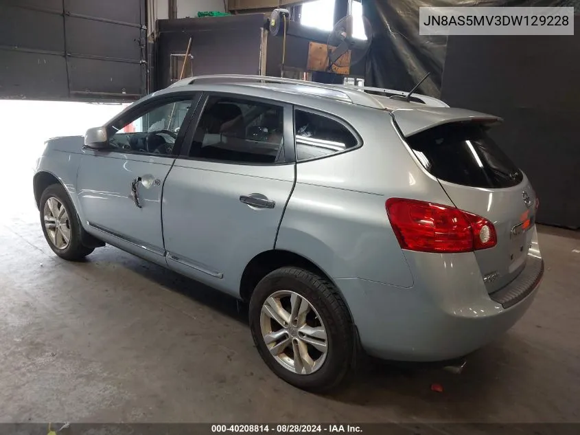 JN8AS5MV3DW129228 2013 Nissan Rogue Sv