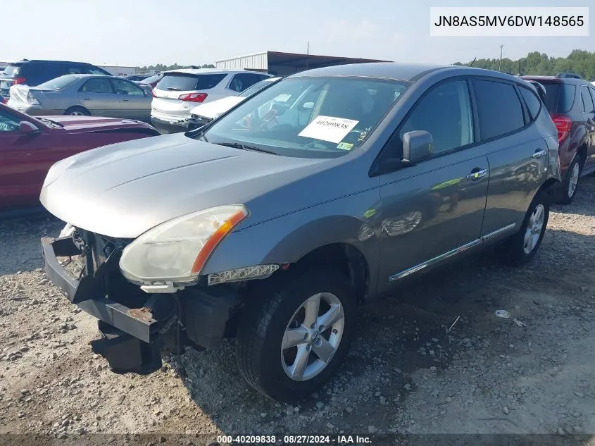 2013 Nissan Rogue S VIN: JN8AS5MV6DW148565 Lot: 40209838