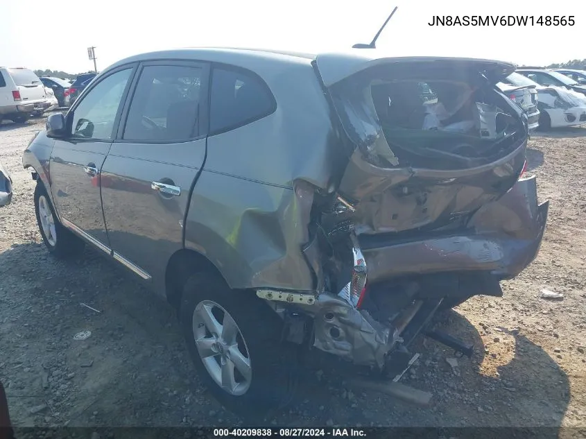 2013 Nissan Rogue S VIN: JN8AS5MV6DW148565 Lot: 40209838