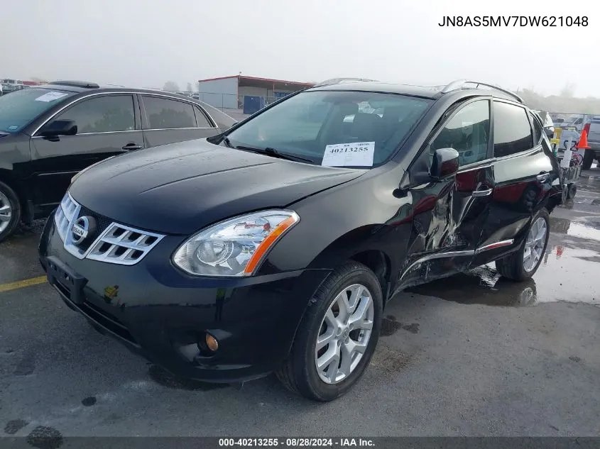 JN8AS5MV7DW621048 2013 Nissan Rogue Sv W/Sl Pkg