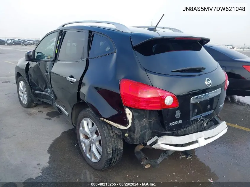 JN8AS5MV7DW621048 2013 Nissan Rogue Sv W/Sl Pkg