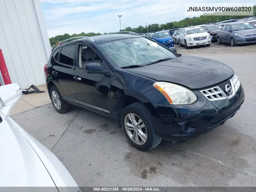 2013 Nissan Rogue Sv VIN: JN8AS5MV9DW608320 Lot: 40221385