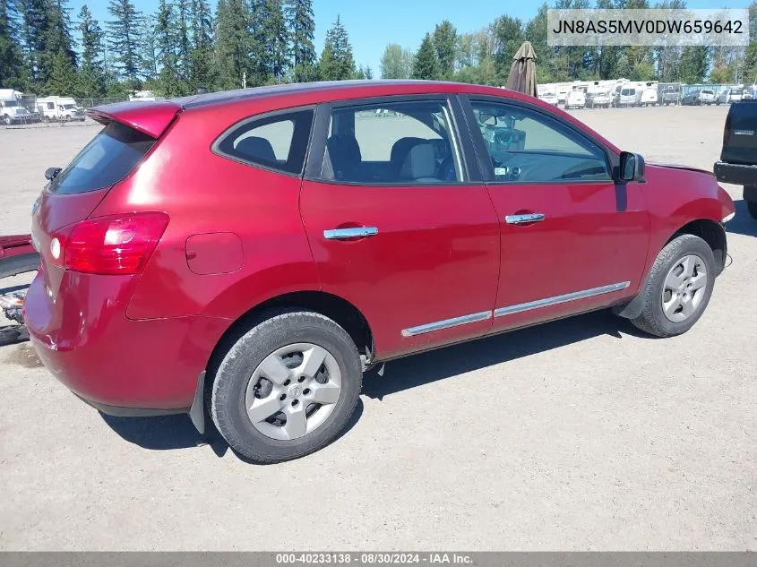 2013 Nissan Rogue S VIN: JN8AS5MV0DW659642 Lot: 40233138