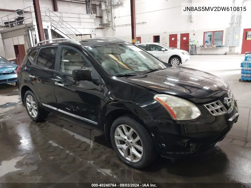 JN8AS5MV2DW610815 2013 Nissan Rogue Sv W/Sl Pkg