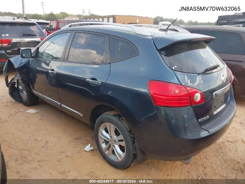 2013 Nissan Rogue Sv VIN: JN8AS5MV7DW632065 Lot: 40244517