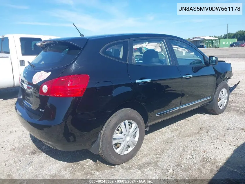 2013 Nissan Rogue S VIN: JN8AS5MV0DW661178 Lot: 40245562