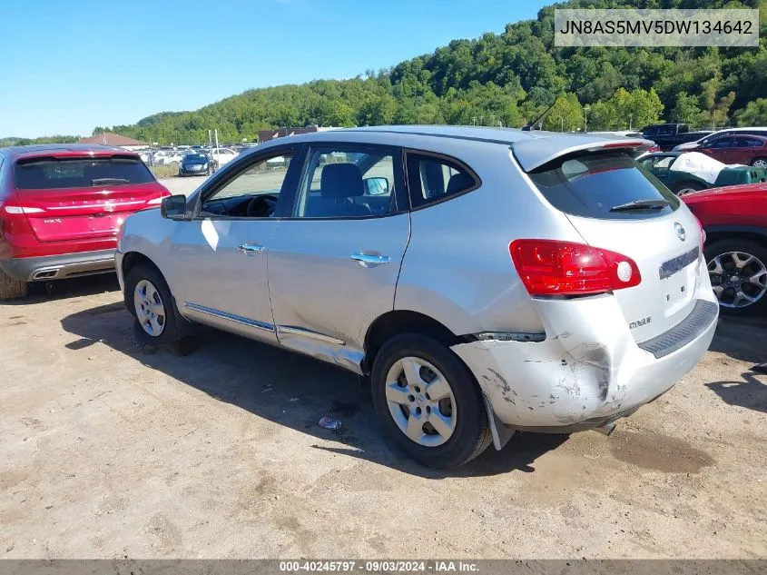 2013 Nissan Rogue S VIN: JN8AS5MV5DW134642 Lot: 40245797