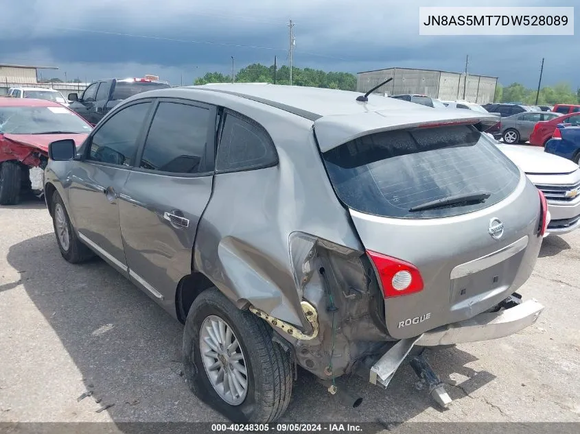 2013 Nissan Rogue S VIN: JN8AS5MT7DW528089 Lot: 40248305