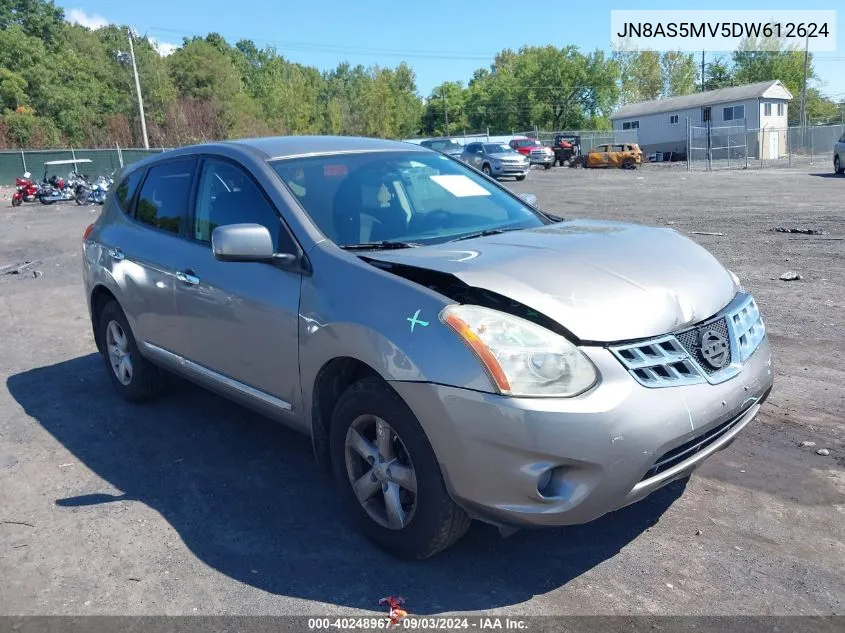 2013 Nissan Rogue S VIN: JN8AS5MV5DW612624 Lot: 40248967