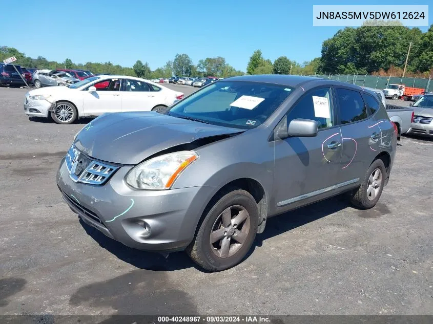 JN8AS5MV5DW612624 2013 Nissan Rogue S