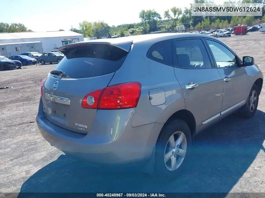 2013 Nissan Rogue S VIN: JN8AS5MV5DW612624 Lot: 40248967