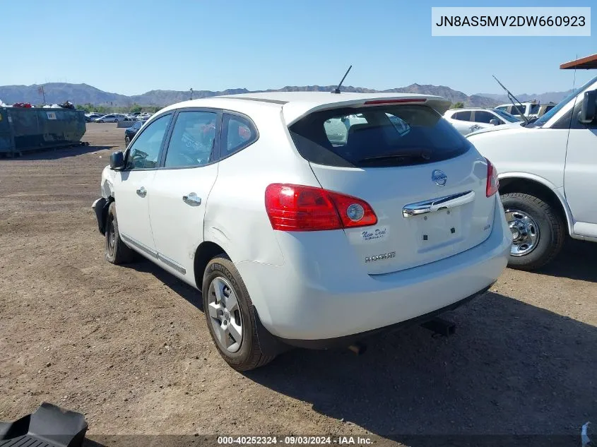 2013 Nissan Rogue S VIN: JN8AS5MV2DW660923 Lot: 40252324