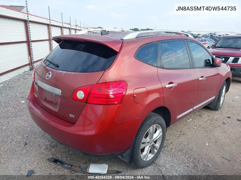 2013 Nissan Rogue Sv VIN: JN8AS5MT4DW544735 Lot: 40254329