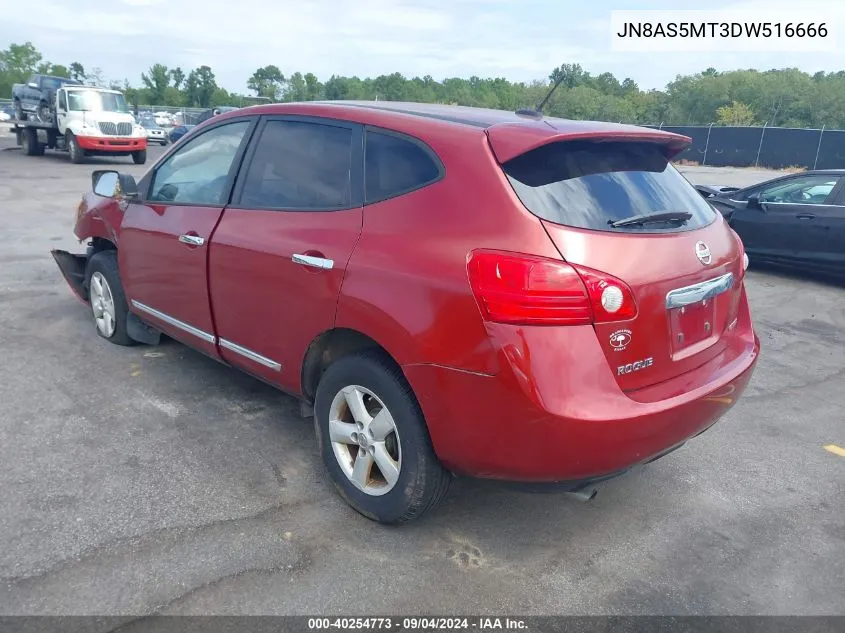 2013 Nissan Rogue S VIN: JN8AS5MT3DW516666 Lot: 40254773