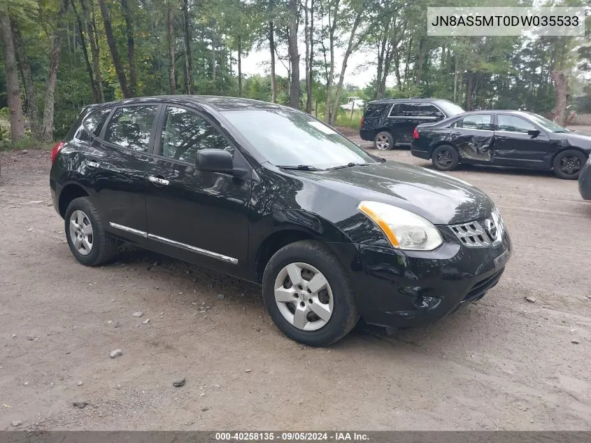 2013 Nissan Rogue S/Sv VIN: JN8AS5MT0DW035533 Lot: 40258135